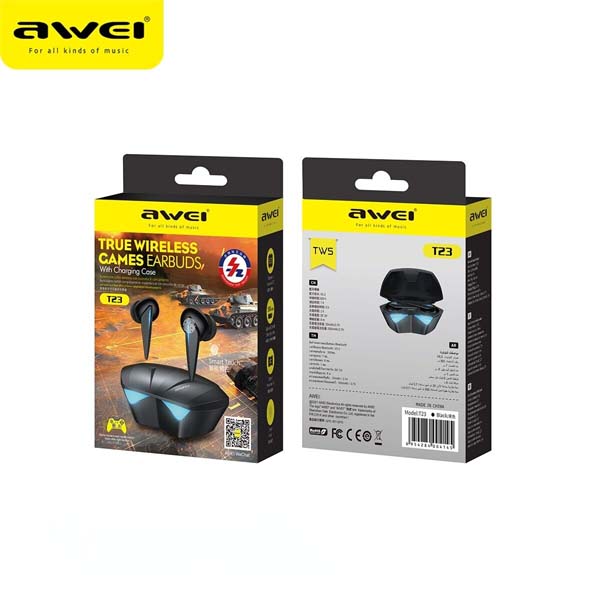 Awei T23 TWS Gaming Earbuds